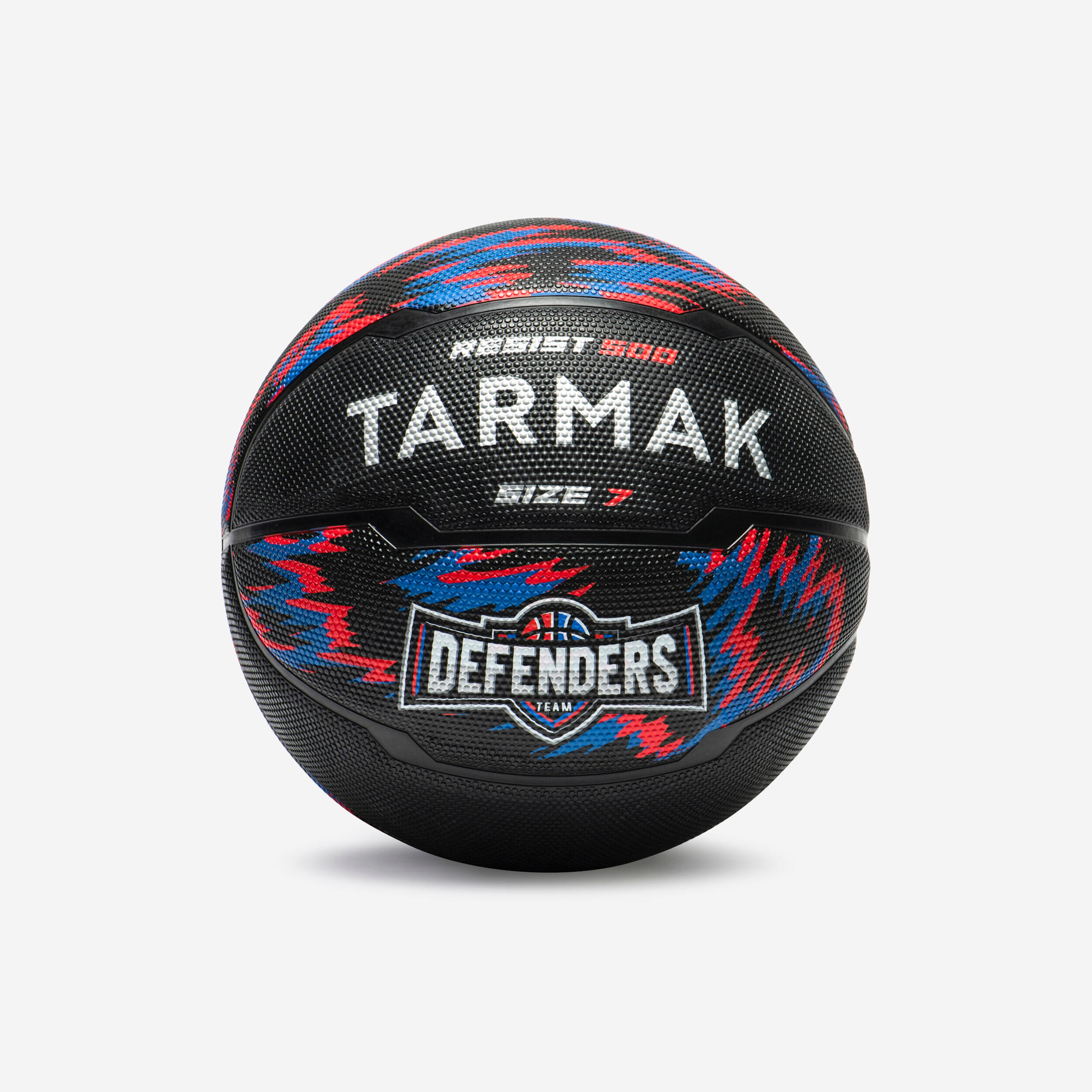 TARMAK Size 7 Basketball R500 - Black/Red/Blue