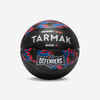 Size 7 Basketball R500 - Black/Red/Blue