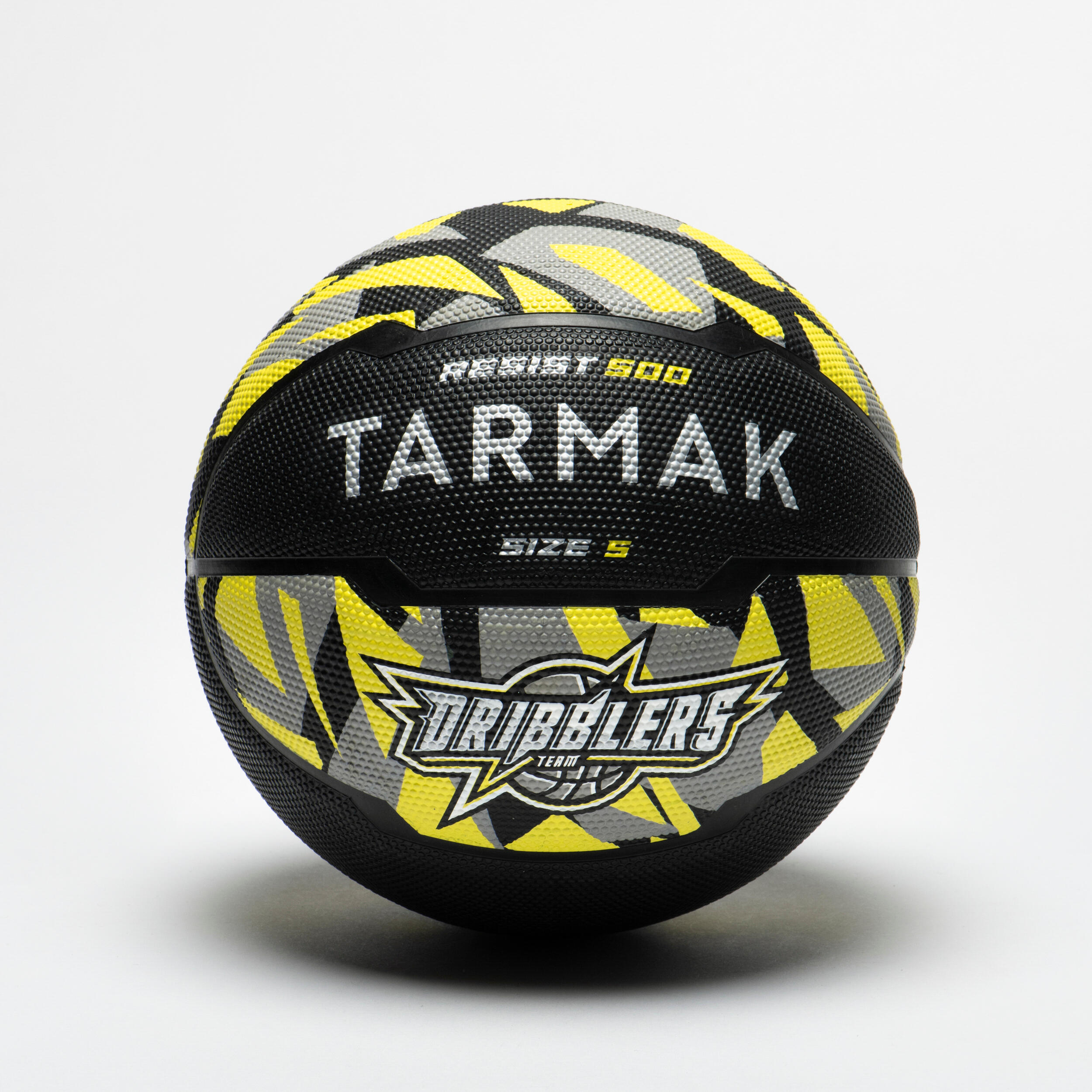 Basketball Ball Size 5 Grip Indoor Outdoor R500 Yellow