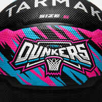 Size 6 Basketball R500 - Black/Pink