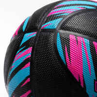 Basketball Resist R500 Größe 6 für Kinder und Damen schwarz/rosa
