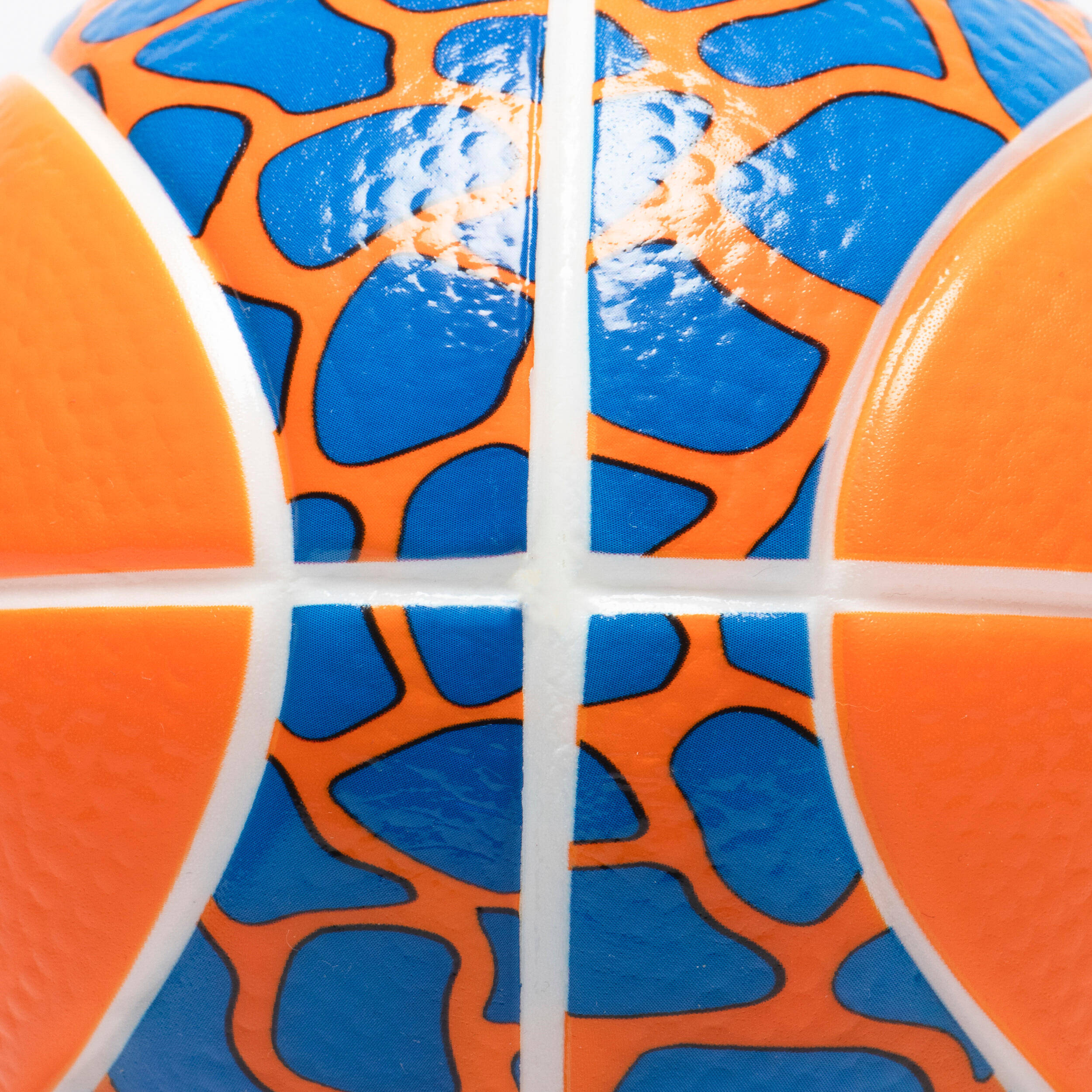 Kids' Size 1 Mini Foam Basketball K100 - Orange/Blue -  5