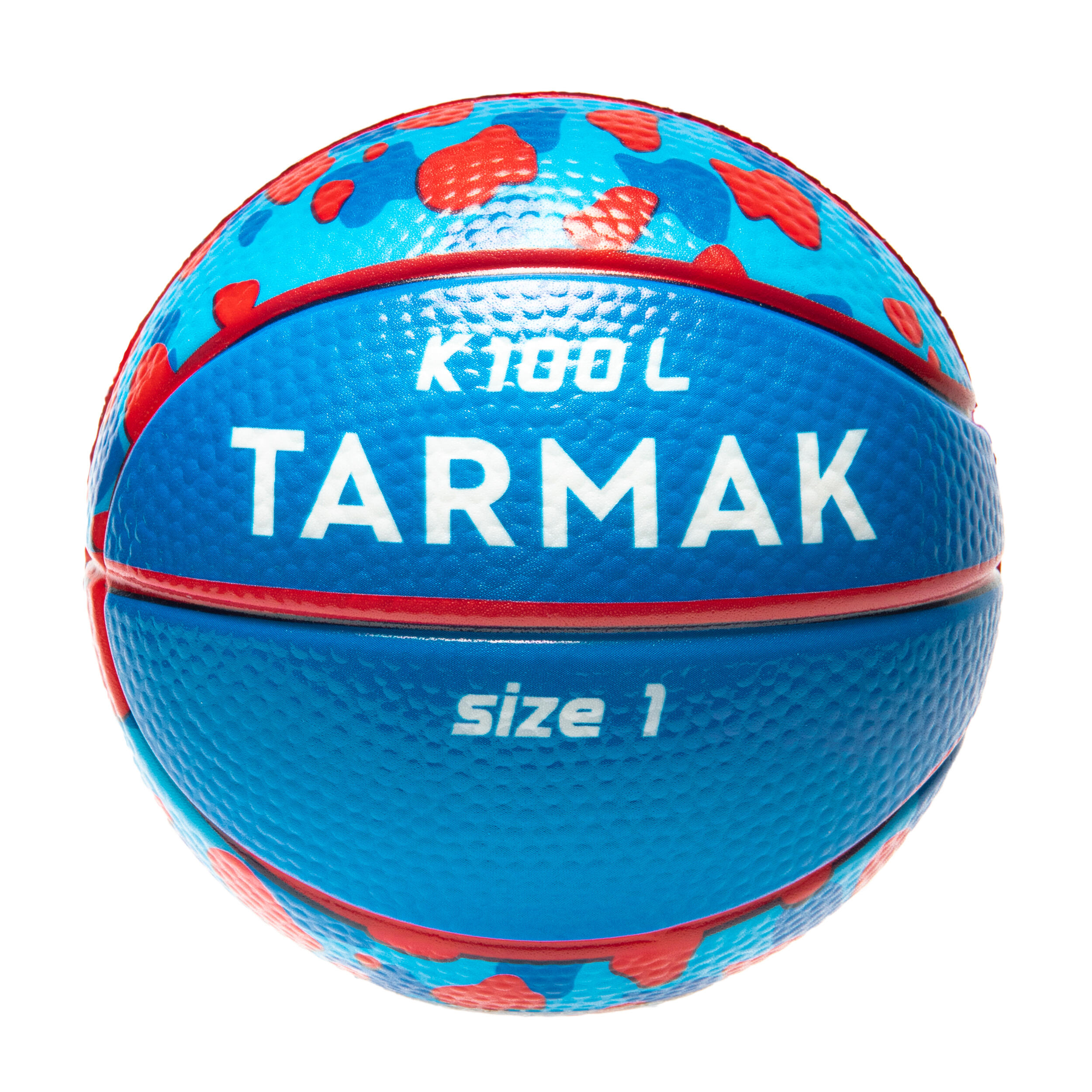 Minibalón de básquetbol de espuma talla 1 azul para niño K100 6/6