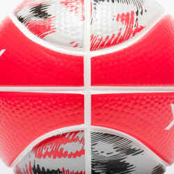 Παιδική μίνι μπάλα μπάσκετ από αφρώδες υλικό μεγέθους 1 K100 - Κόκκινο/Γκρι