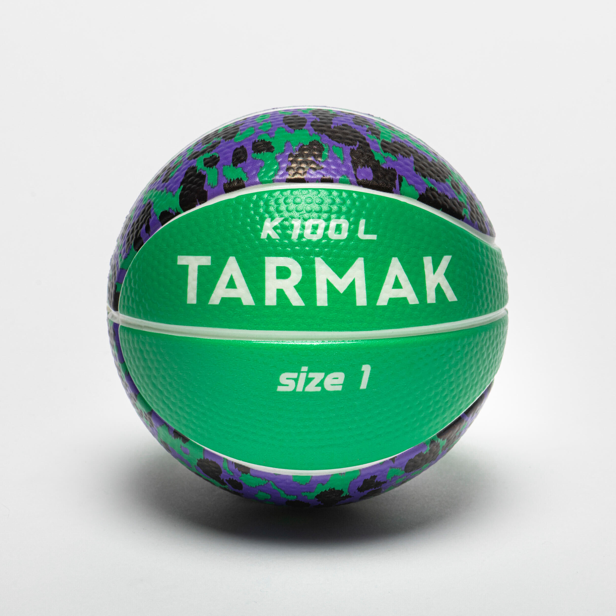 TARMAK Kids' Mini Foam Basketball Size 1 K100 - Green/Black