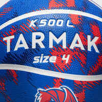 כדורסל קל מידה 4 מדגם K500 - אדום/כחול