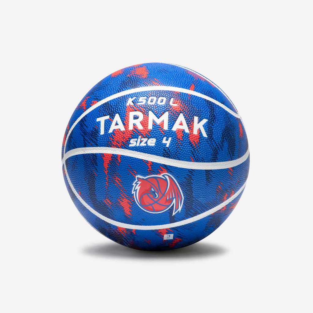 Vaikiškas krepšinio kamuolys „K500“, 4 dydžio, rožinis, mėlynas