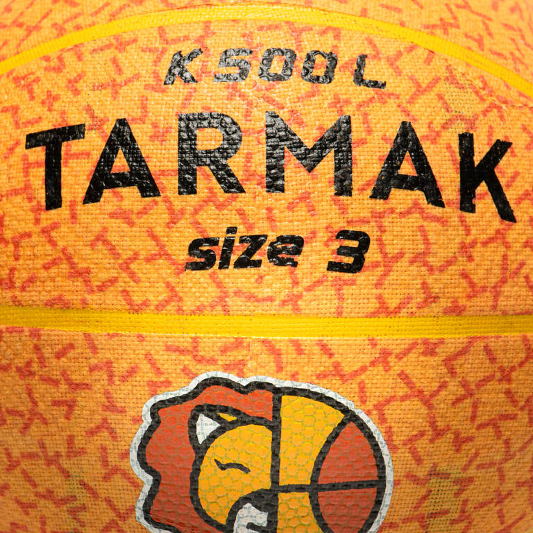 Kids' Size 3 Basketball K500 Light - Yellow