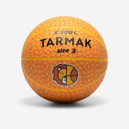 Ballon de basketball taille 3 Enfant - K500 Light jaune