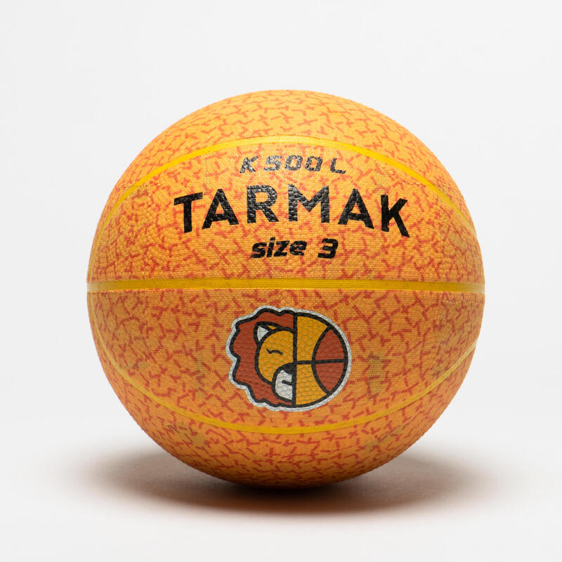 Dětský basketbalový míč velikost 3 K500 Light žlutý