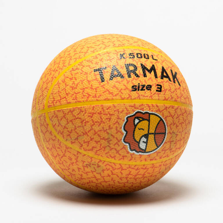 Kids' Size 3 Basketball K500 Light - Yellow