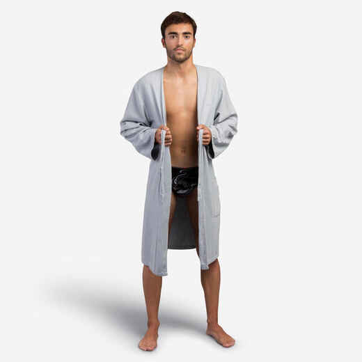 
      UNISEX COTTON POOL BATHROBE LIGHT GREY
  