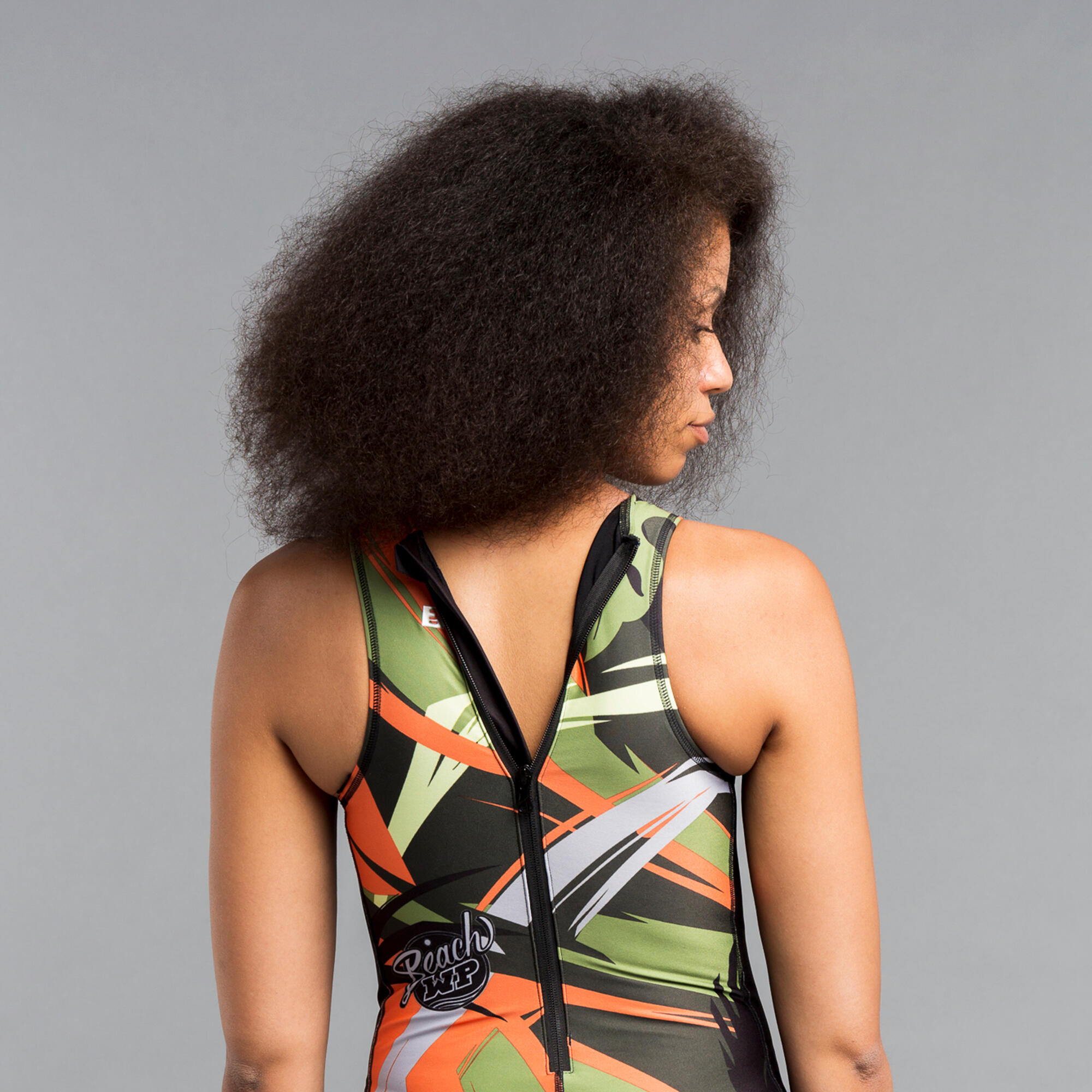 WOMEN'S WATER POLO ONE-PIECE SWIMSUIT - BEACH 5/5
