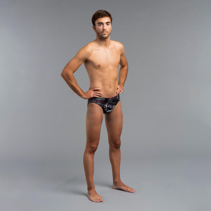 Costume slip pallanuoto uomo SHARK nero