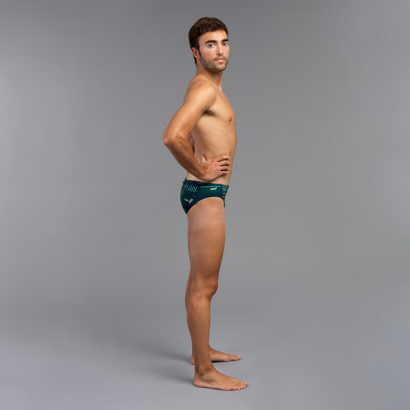 Costume slip pallanuoto uomo SHARK verde