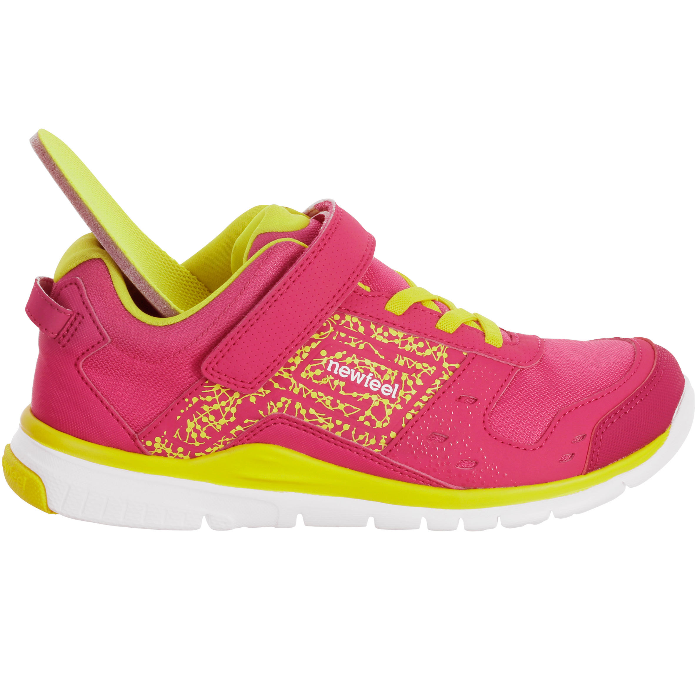 Actiréo children's fitness walking shoes - Pink/Yellow 6/13