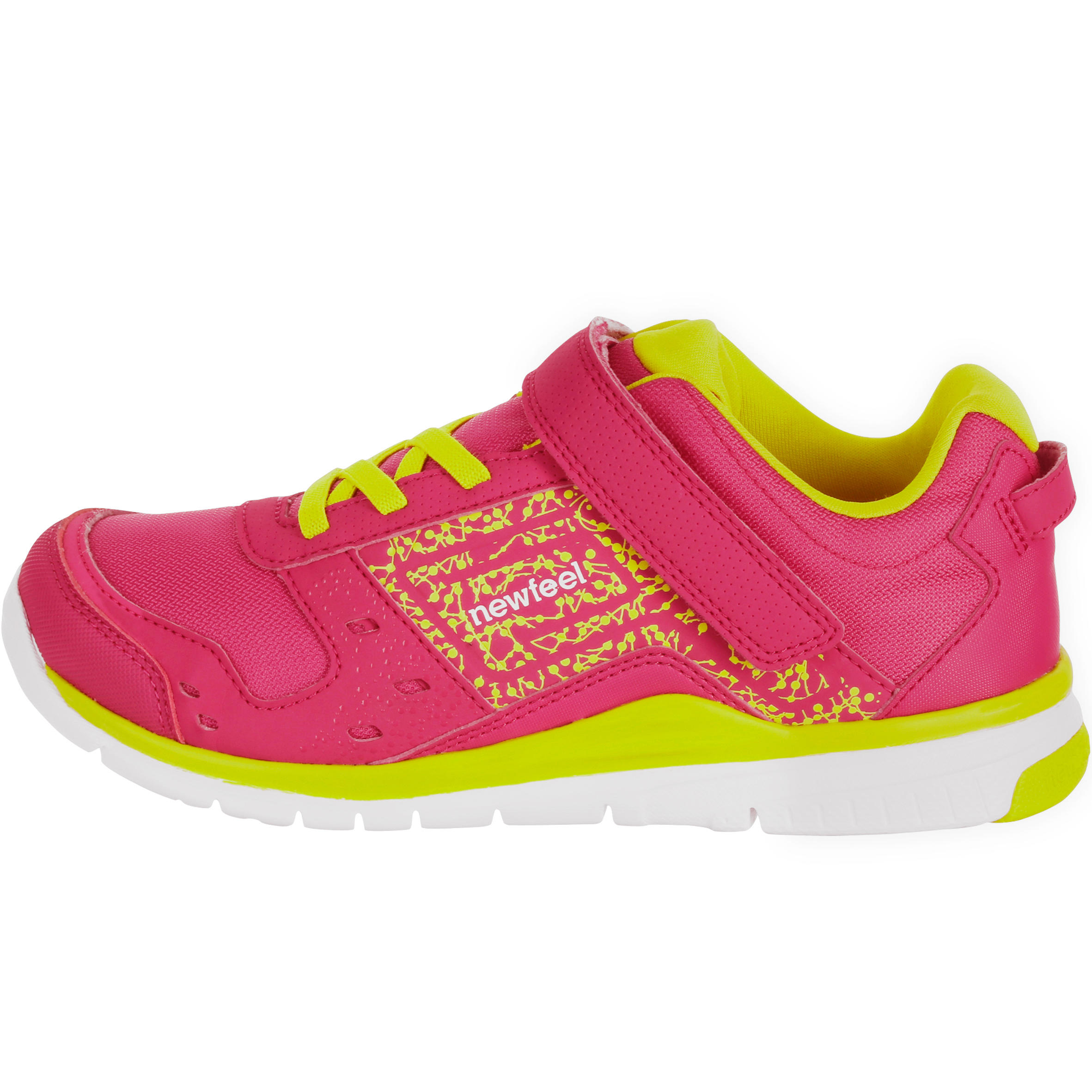 Actiréo children's fitness walking shoes - Pink/Yellow 13/13