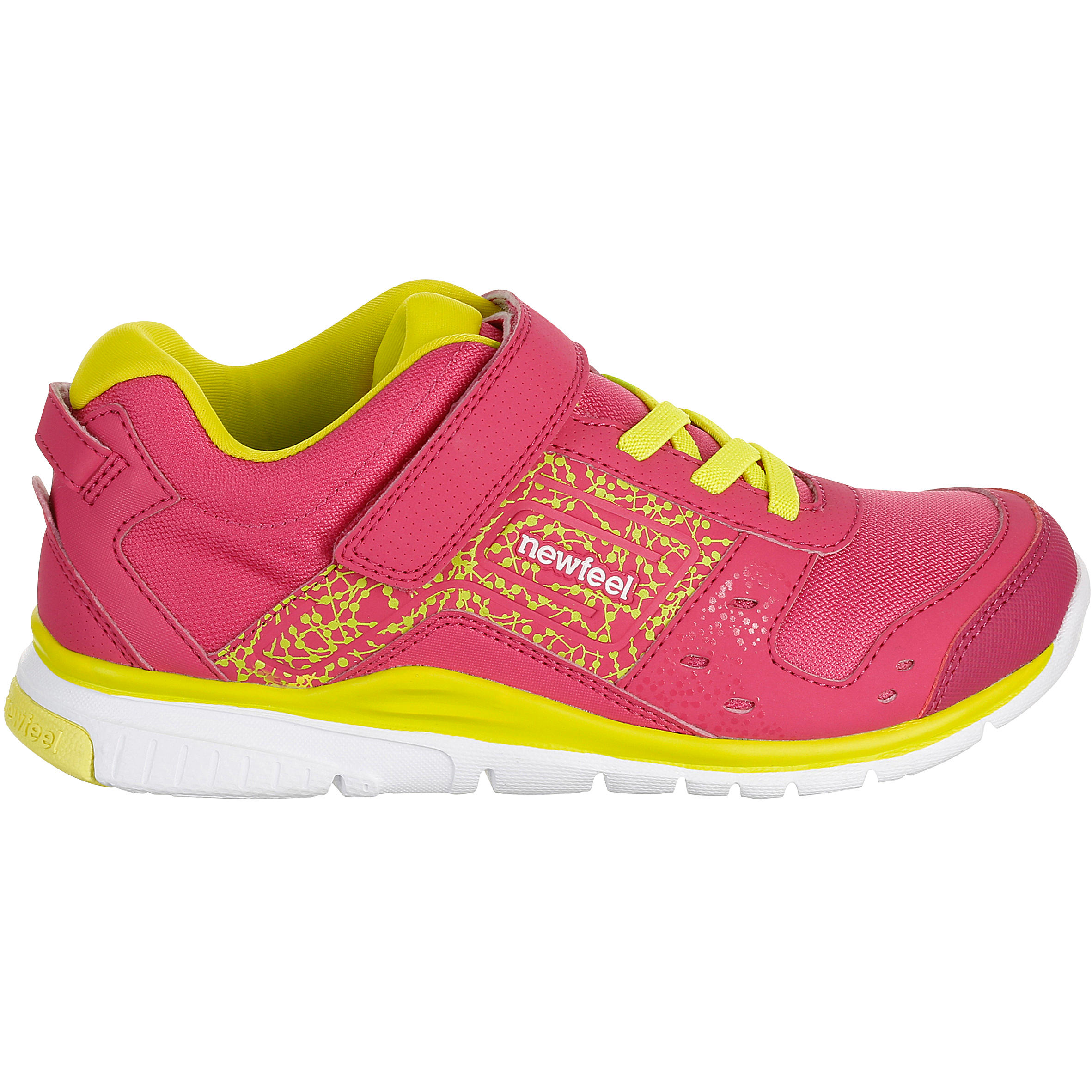 Actiréo children's fitness walking shoes - Pink/Yellow 2/13