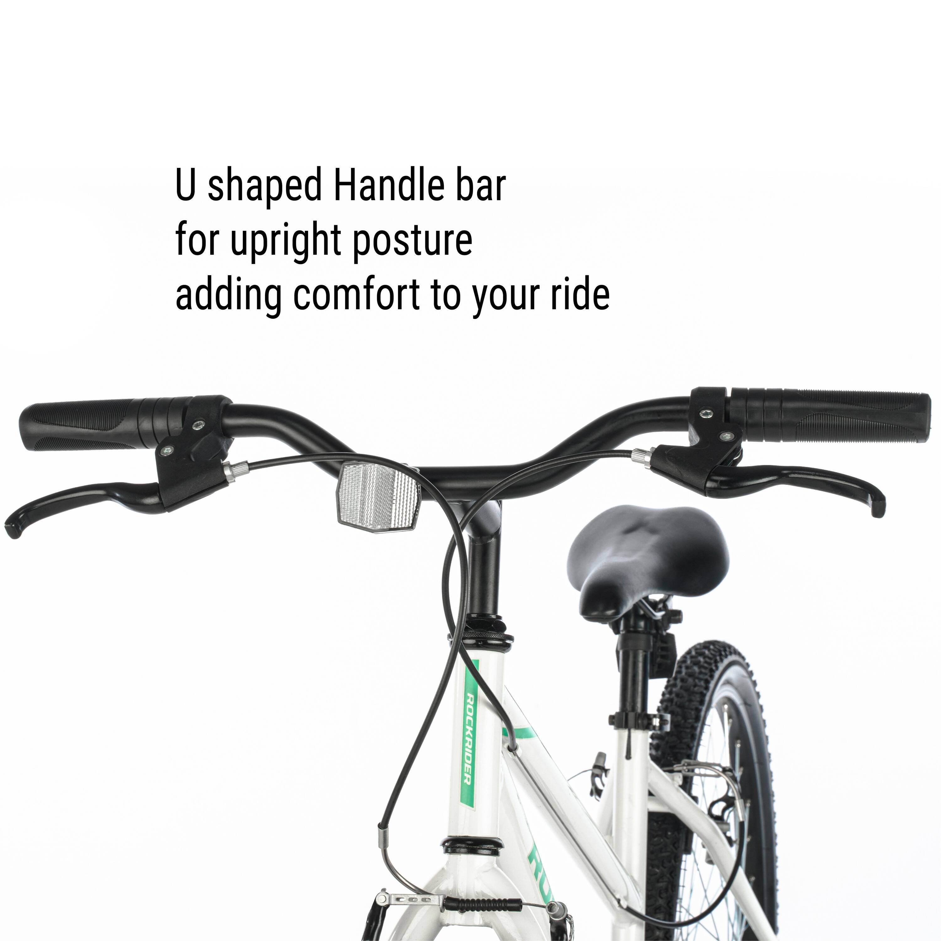 Adult Mountain Bike Rockrider ST20 Low Frame - White -  4