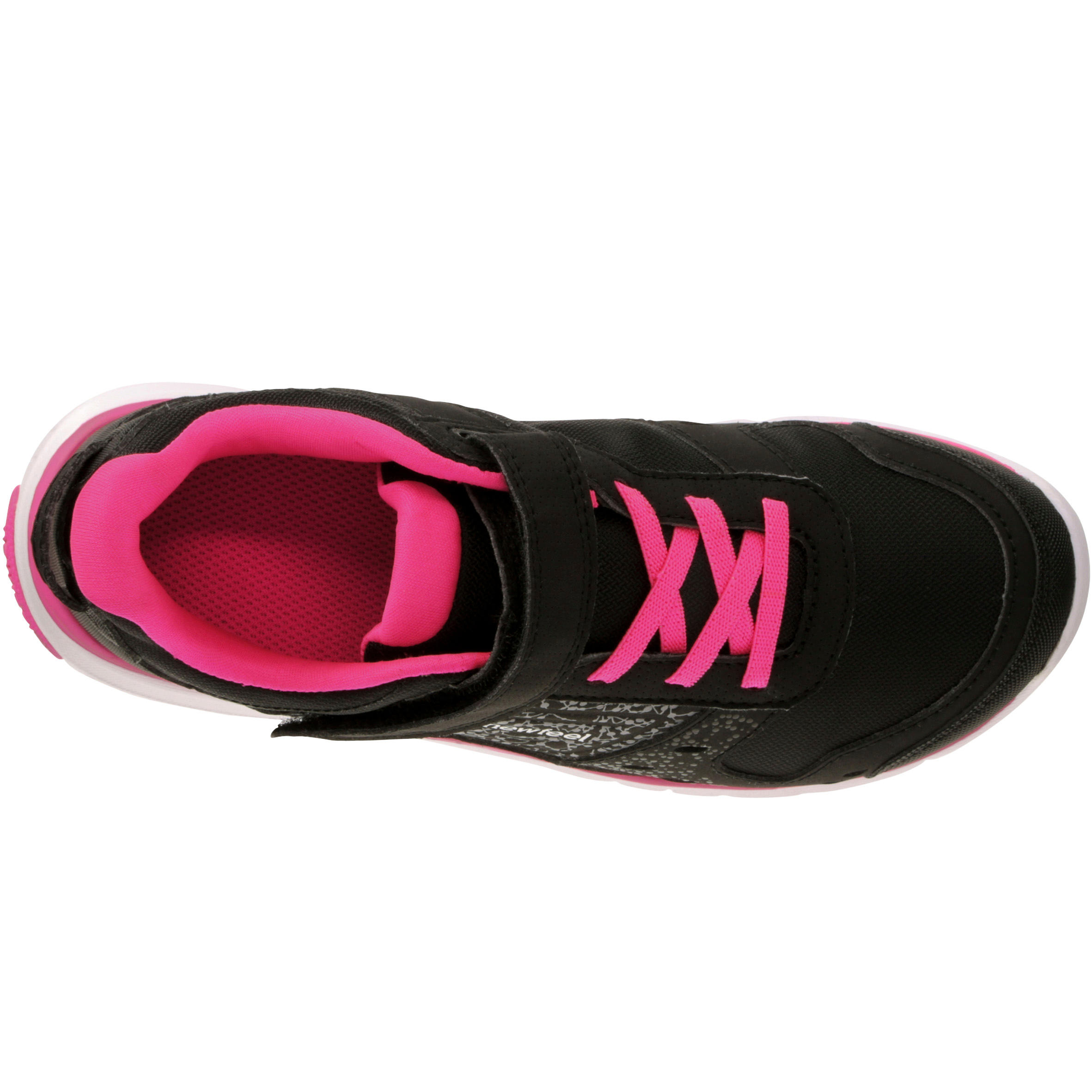 Actireo Children's Fitness Walking Shoes - Black/Pink 7/15