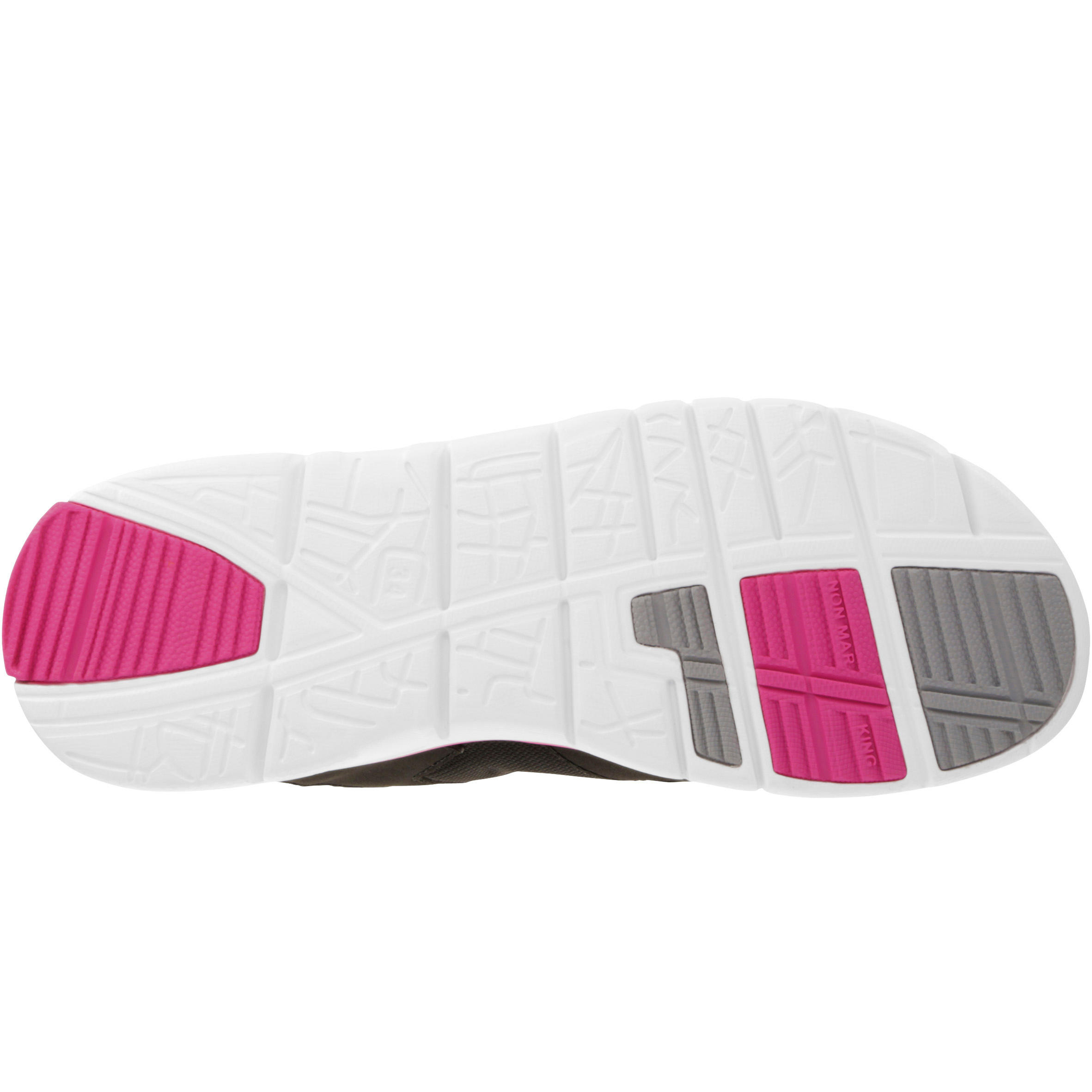 Actireo Children's Fitness Walking Shoes - Black/Pink 8/15
