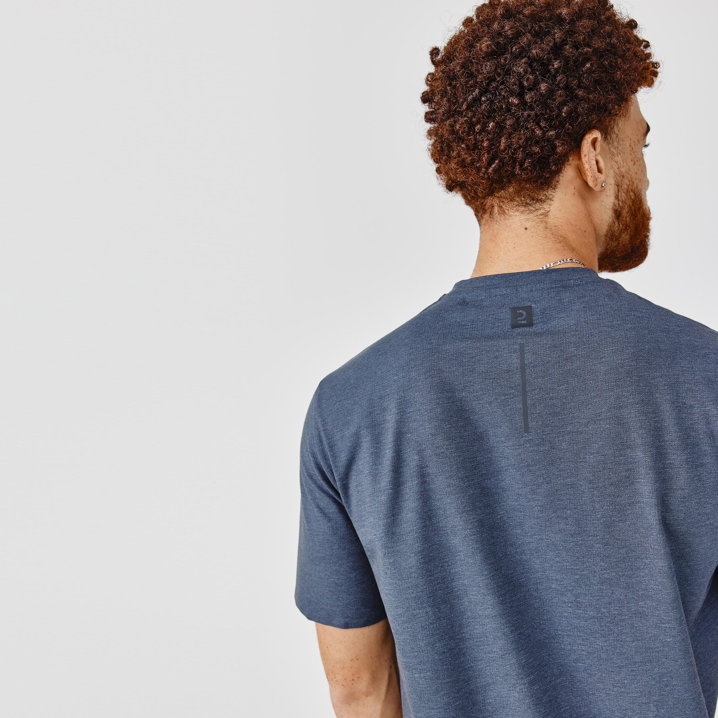Men's Breathable T-Shirt Soft - grey blue 5/7