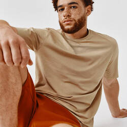 Men's Breathable T-Shirt Soft - beige