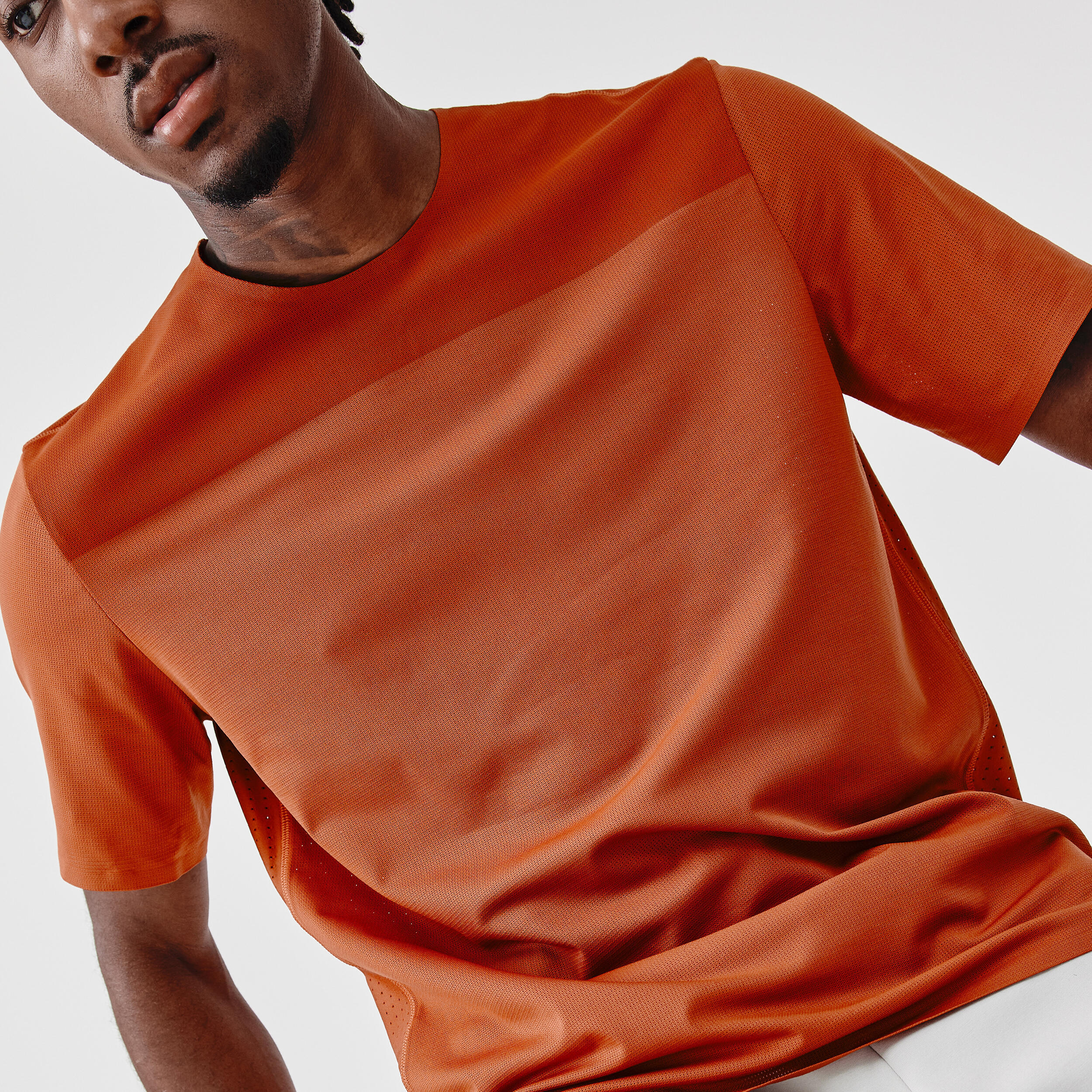 Men's Running Breathable and Ventilated T-Shirt Dry+ Breath - burnt Sienna 4/9