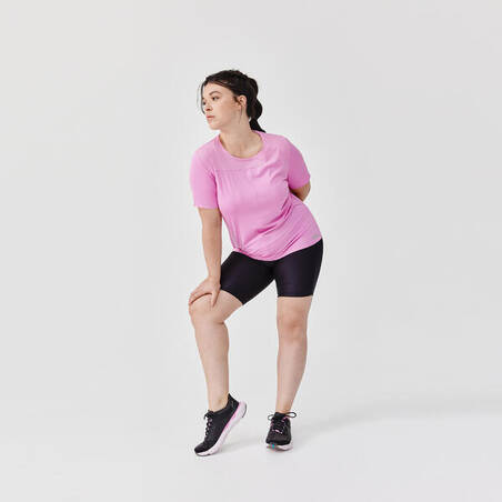 Women's breathable running T-shirt Dry+ Breath - pink