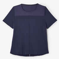 Women's breathable running T-shirt Dry+ Breath - dark blue