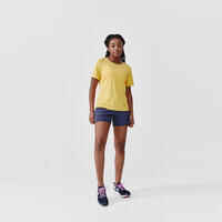 Women's breathable running T-shirt Dry+ Breath - yellow