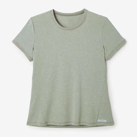 Women's Soft Breathable Running T-Shirt - grey