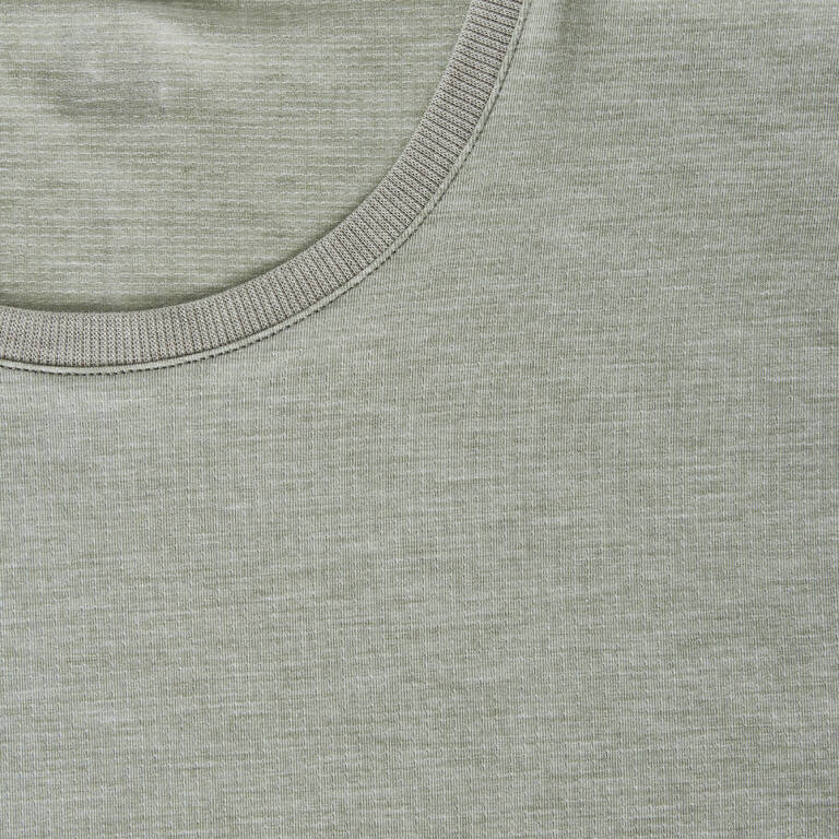 Women's Soft Breathable Running T-Shirt - khaki