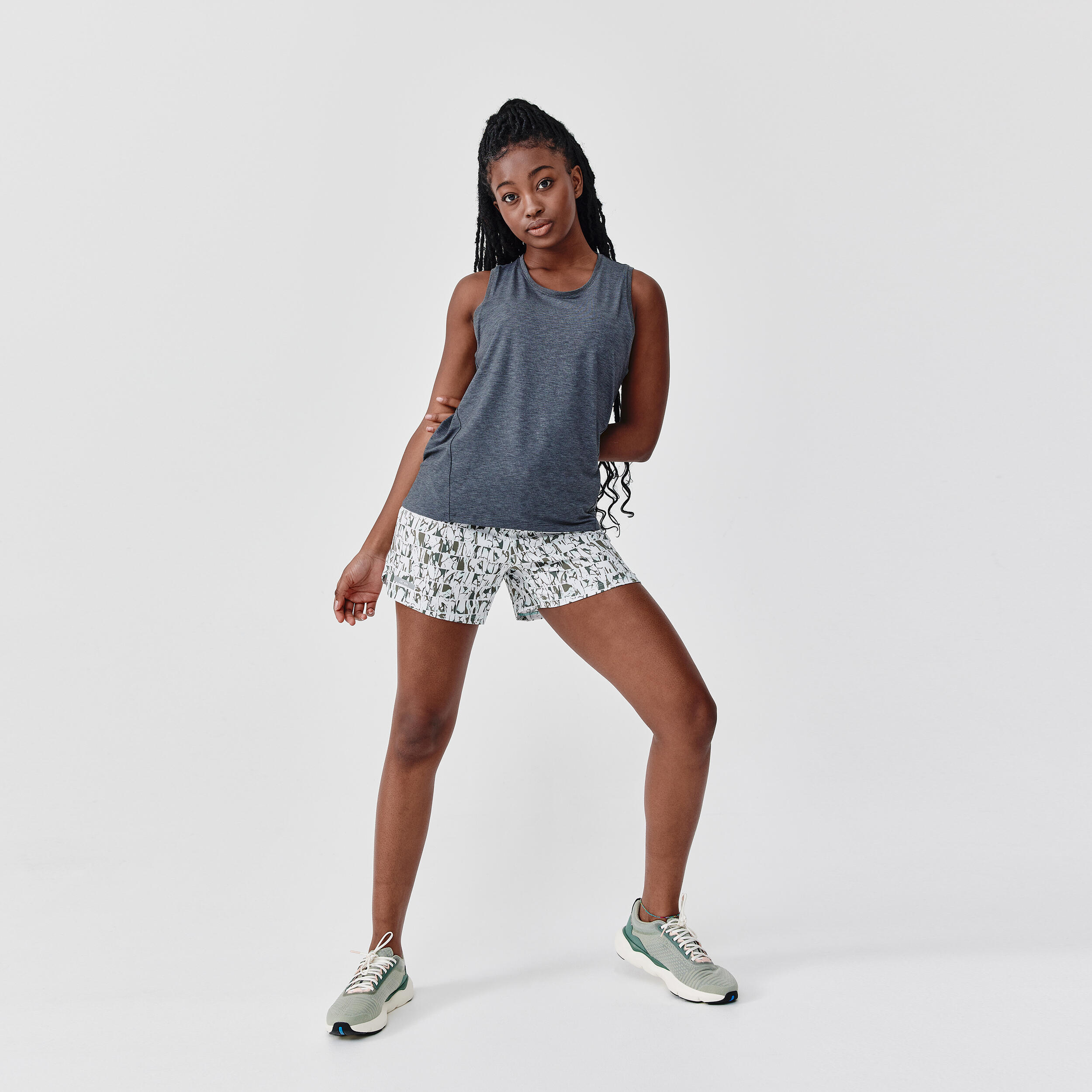 Chaussures de course à pied femme – Jogflow 500.1 vert - KALENJI