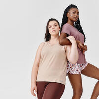 Women's breathable running tank top Soft - beige