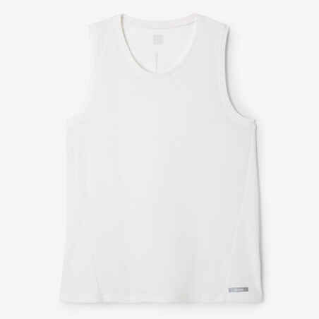 Camiseta transpirable running mujer - Soft blanco 