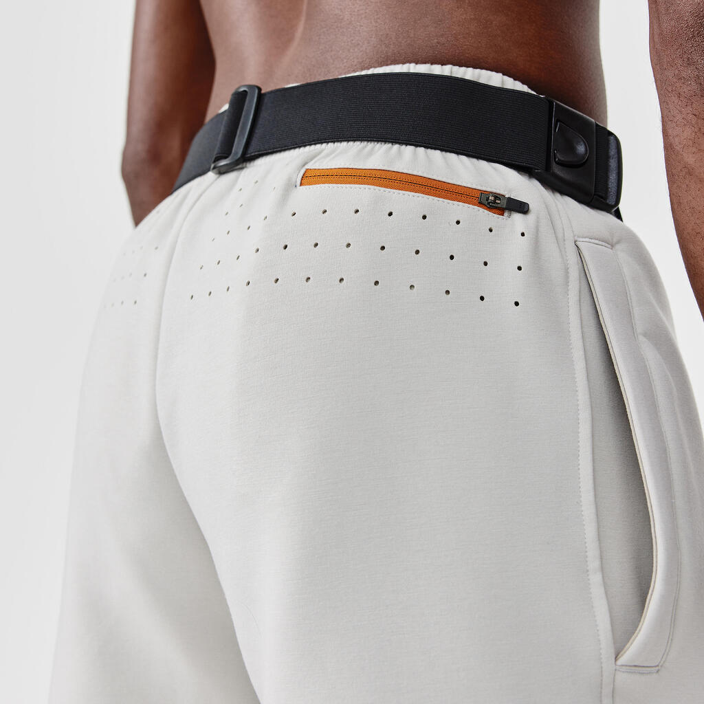 Ceinture de running smartphone homme femme -kiprun basique 2 gris