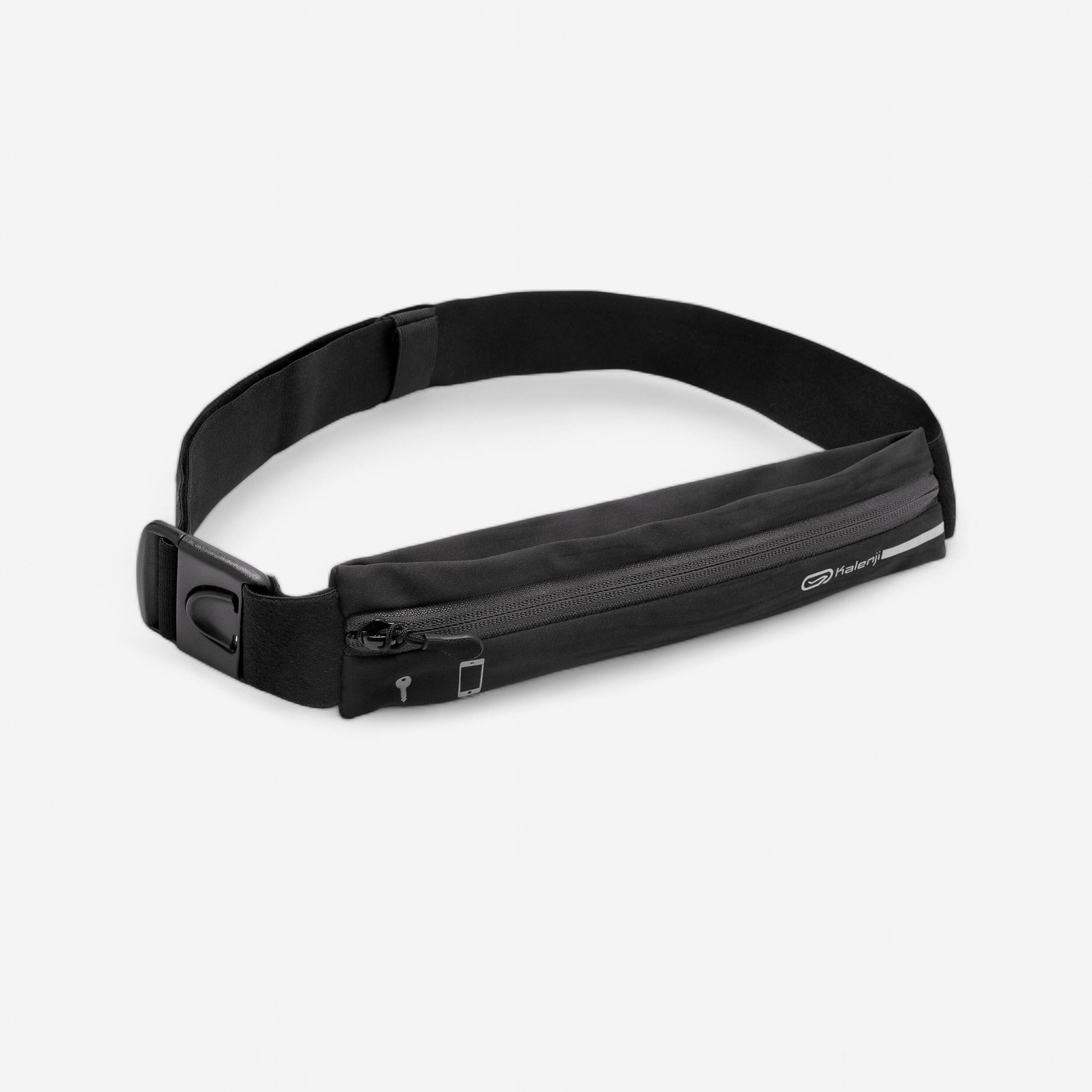 ADJUSTABLE RUNNING BELT FOR PHONE - BLACK -  1