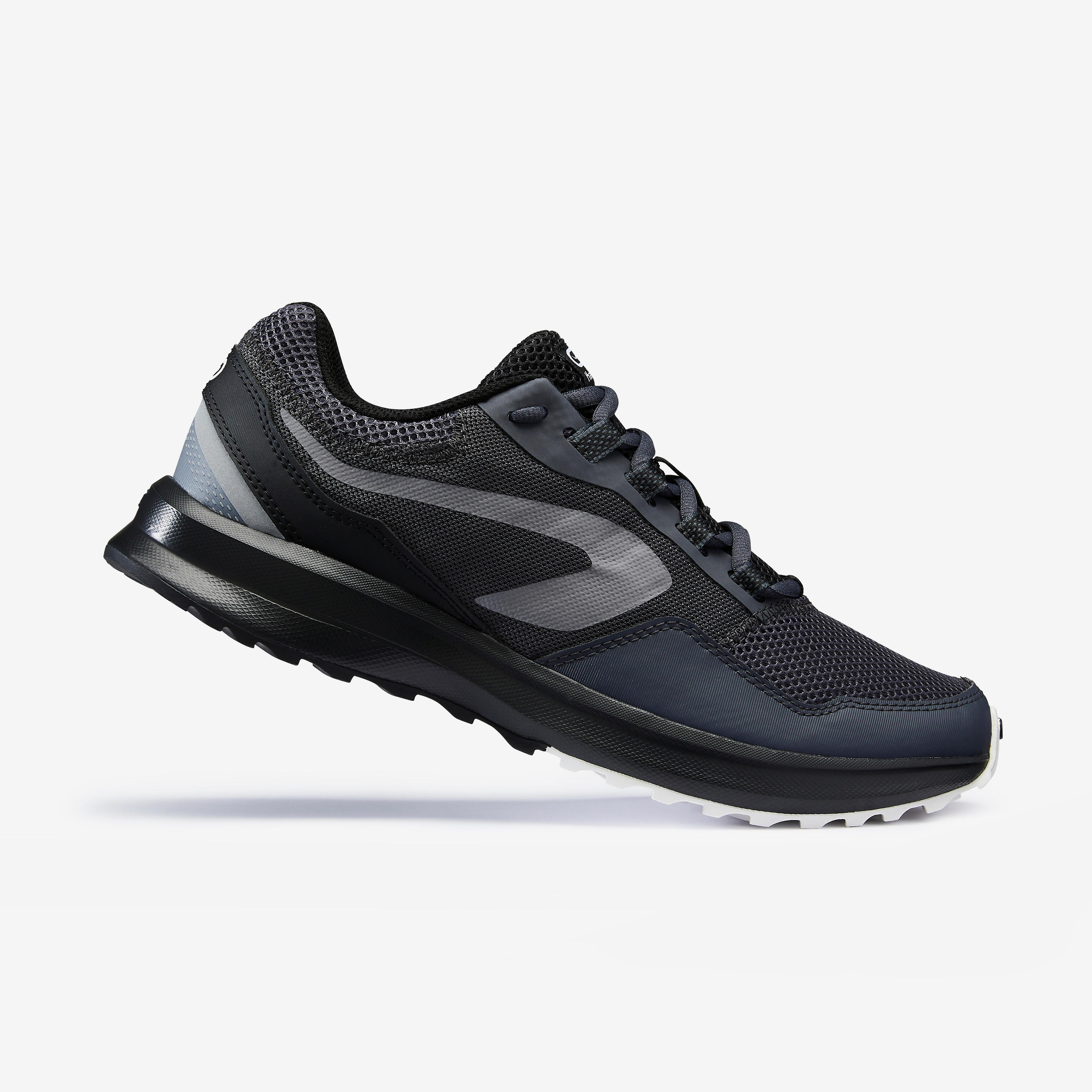 Kalenji Run Active Grip Men's Running Shoes - Black
