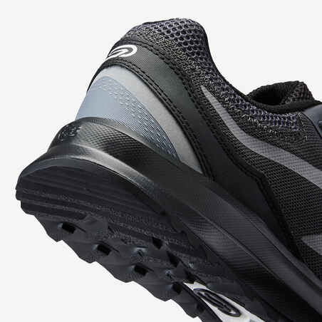 RUN ACTIVE GRIP MEN'S RUNNING SHOES - BLACK GREY