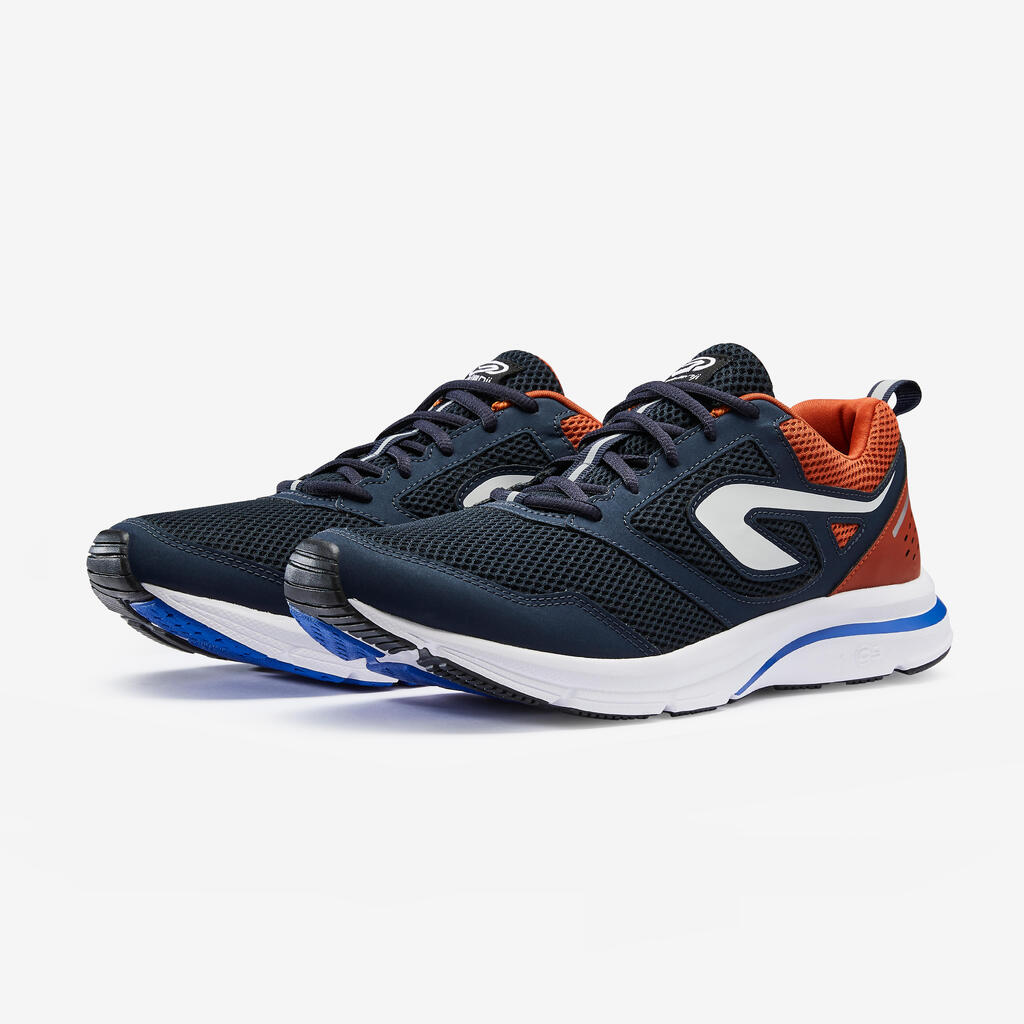 MEN'S RUNNING SHOES - BLACK/ORANGE