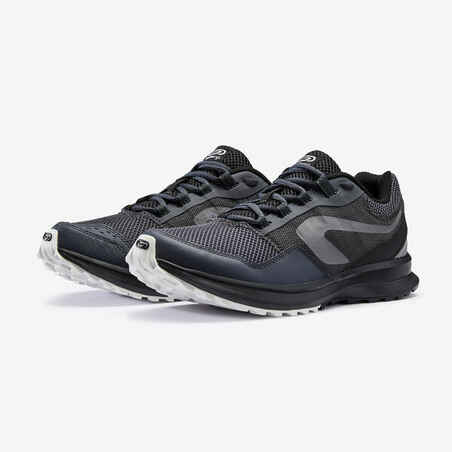 RUN ACTIVE GRIP MEN'S RUNNING SHOES - BLACK GREY