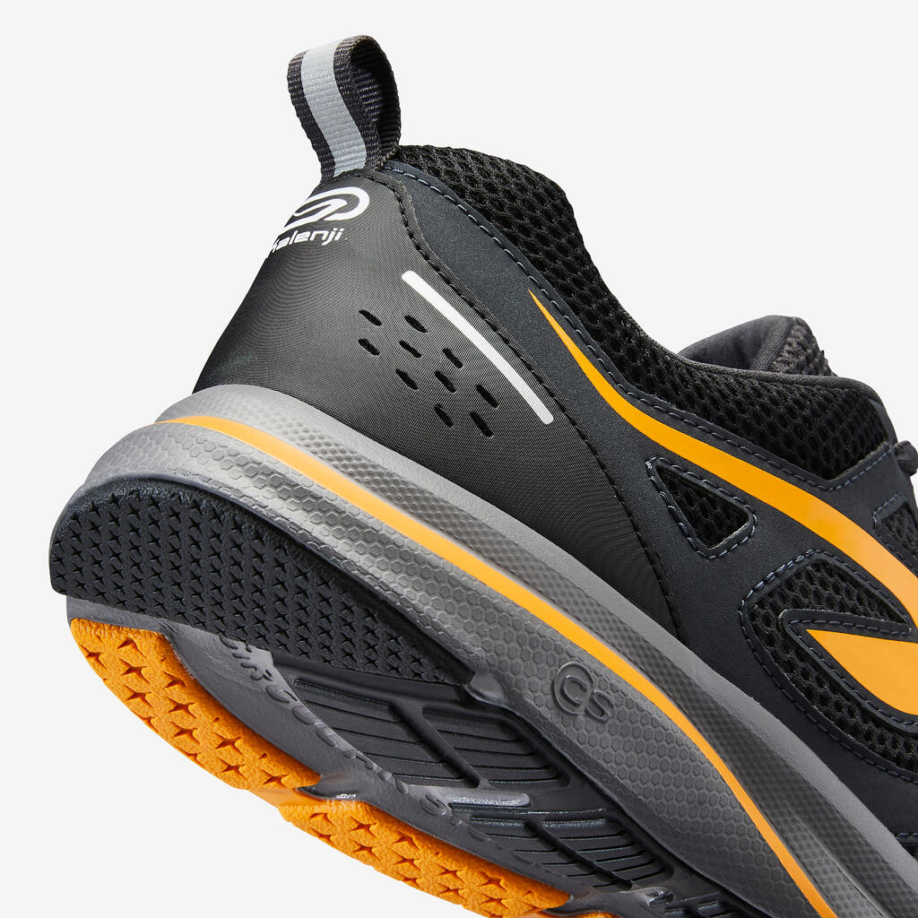 MEN'S RUNNING SHOES - BLACK/ORANGE