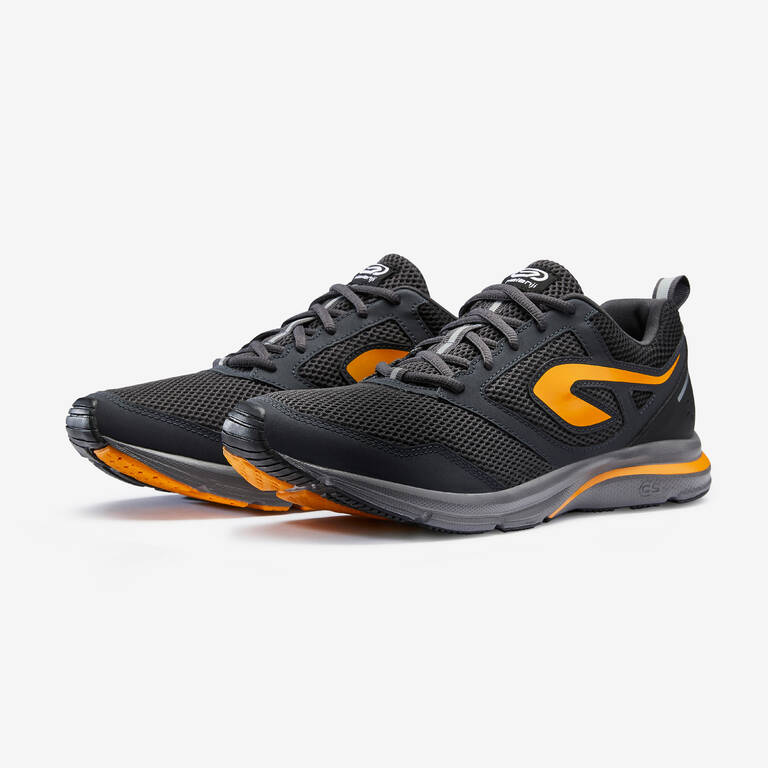 RUN ACTIVE Lightweight Cushioned Men Running Shoes UPTO 10 km/wk - Black Orange