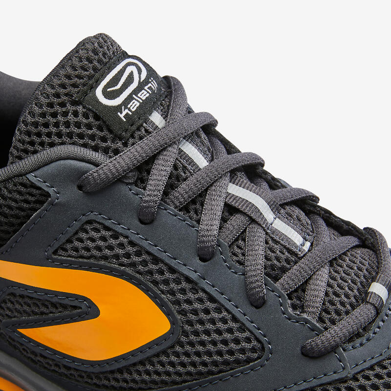 Hardloopschoenen voor heren Run Active zwart oranje