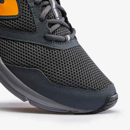 RUN ACTIVE MEN'S RUNNING SHOES - BLACK/ORANGE