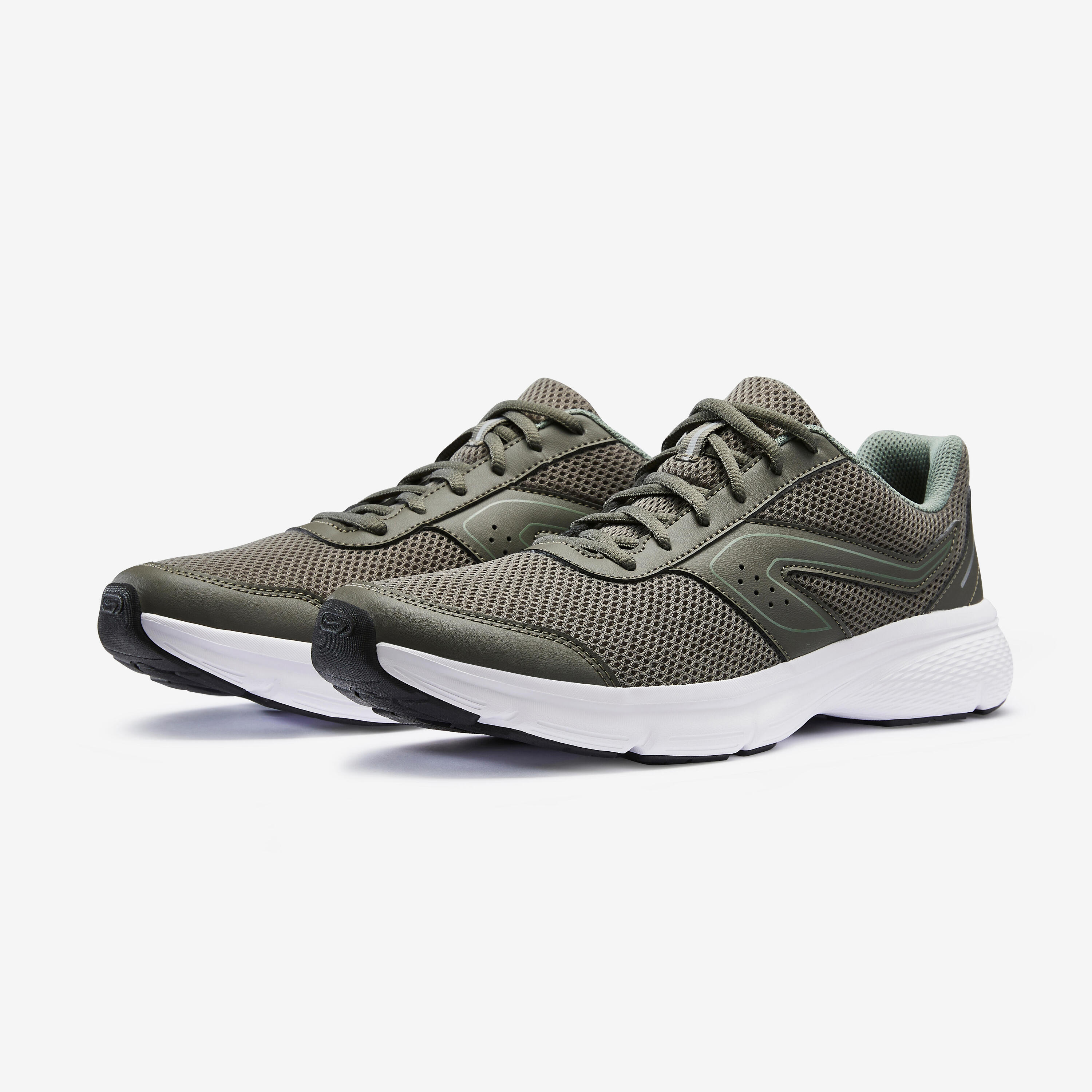 RUN CUSHION MEN'S RUNNING SHOES-KHAKI 5/9