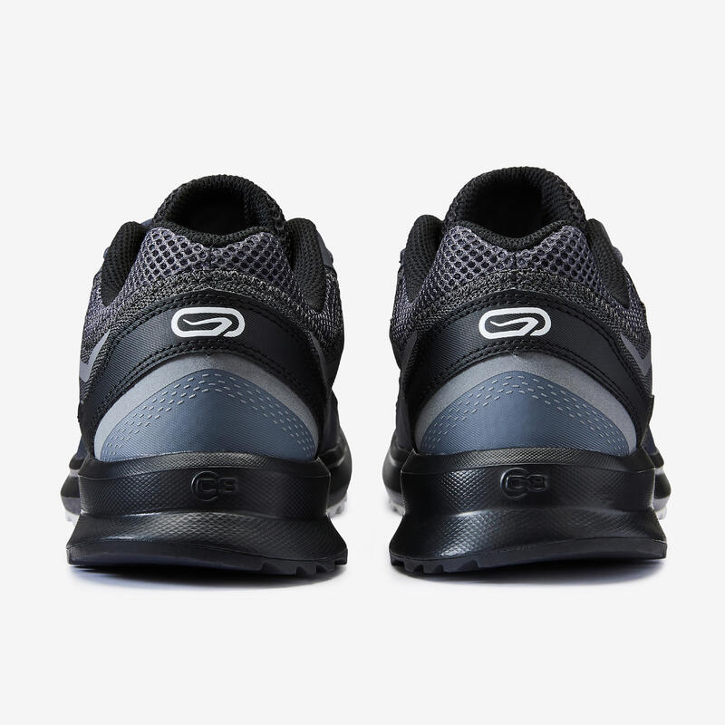 Zapatillas de running Hombre Kalenji run active grip  negro/gris