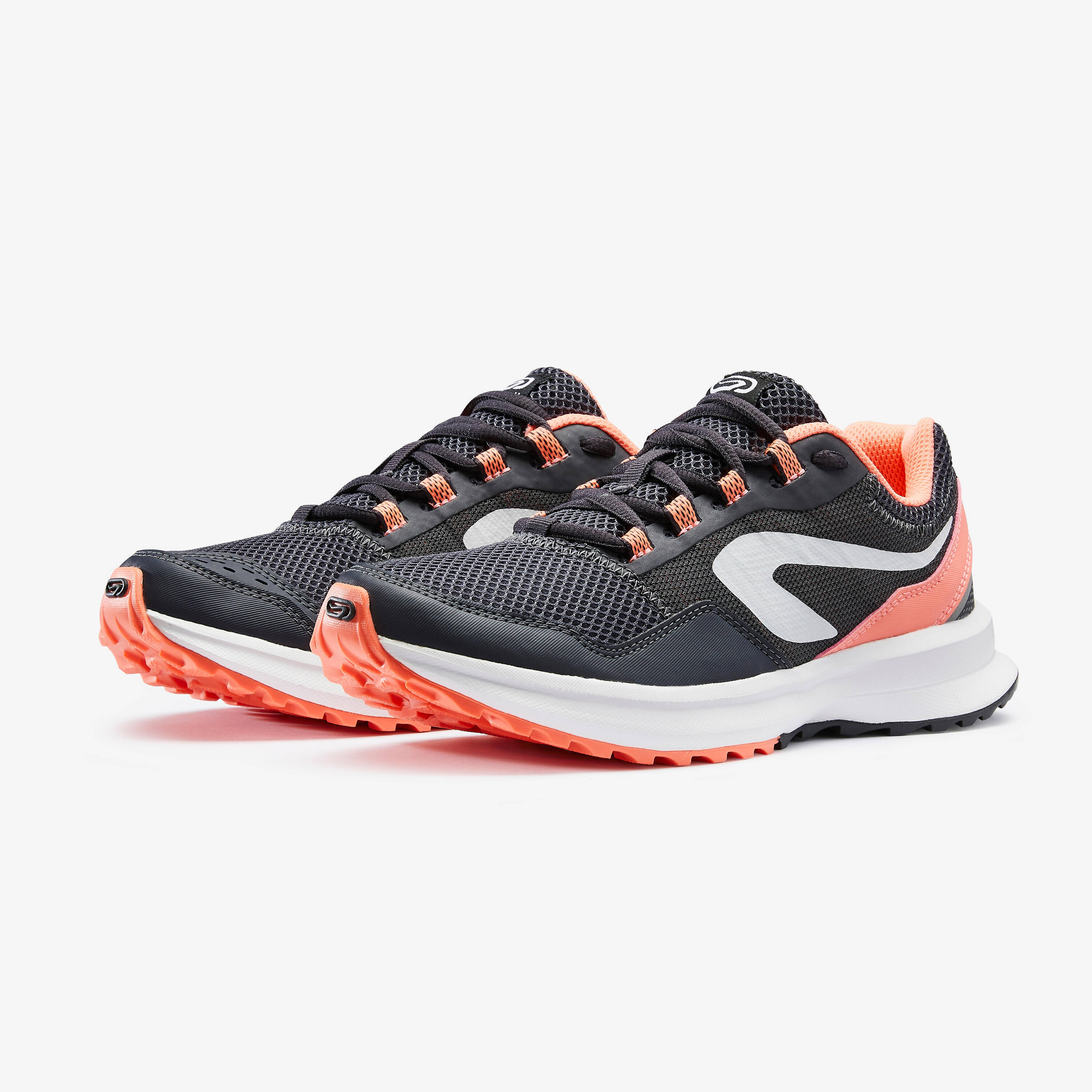 Women Running Shoes Active Grip - Grey Coral -  1