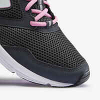 حذاء الجري Kalenji Run Active للنساء - أسود/وردي